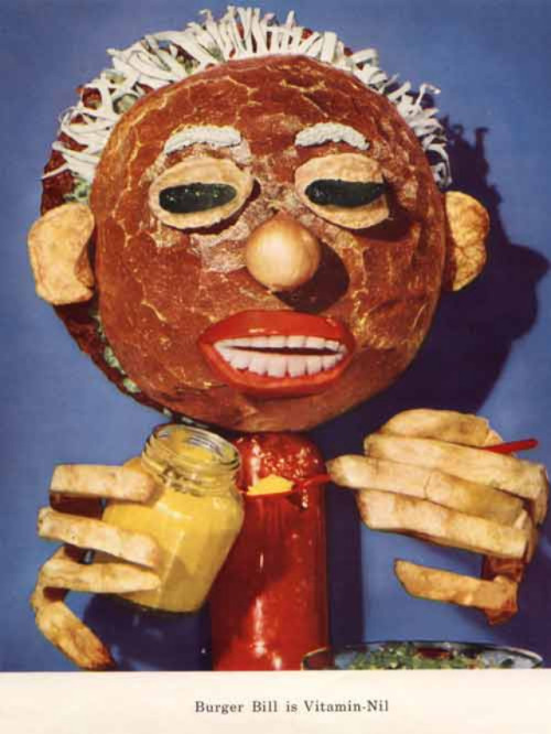 Dayalets’ hellish vitamin mascots intended to promote a healthy diet from the 1950s. See more 