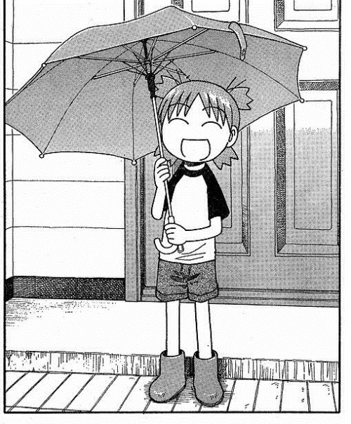 Pretty pic from manga yotsuba ___ manga ( yotsuba&! )