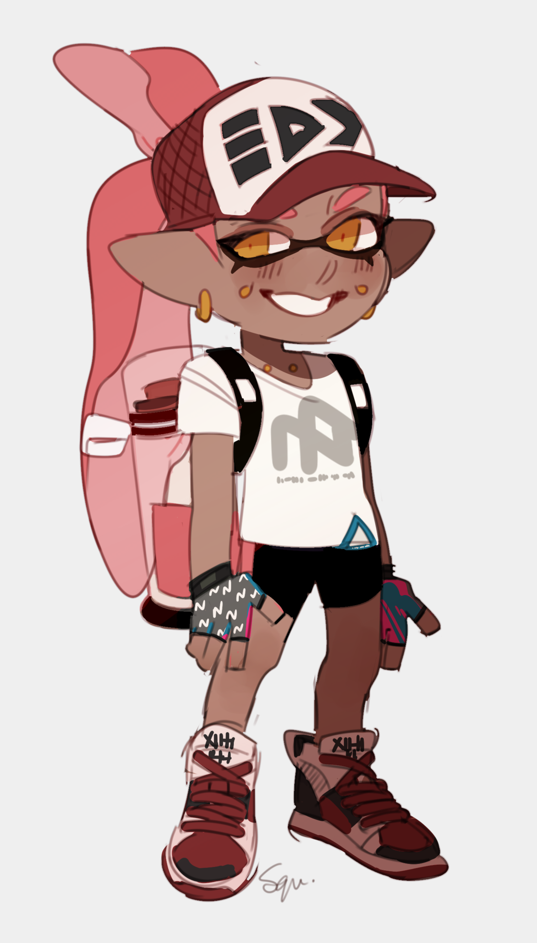squendigo:  Just a tiny experiment with chibis so I did my main squad!