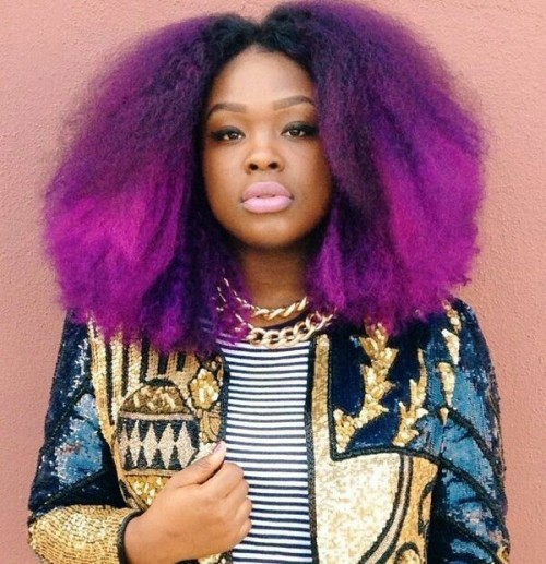 melaesthetic-eccentric:Melanin/ Purple Fro