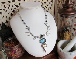 mschaos:  sihayadesigns:  I just posted a shop update! 20 new talisman necklaces, many featuring some absolutely stunning one-of-a-kind labradorite! Check them out at http://www.sihayadesigns.com!  oh man I want so many of these 