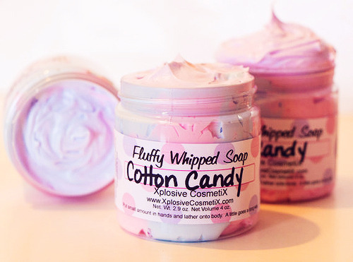 lesbinkedin:Fluffy Whipped Soap is creamy, luxurious, and a treat for your skin. A little goes a lon