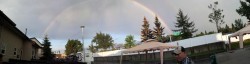 Nice rainbow for the wedding