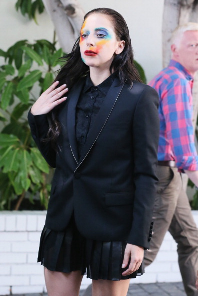ladyxgaga:  Better photos of Gaga in Los Angeles today. 