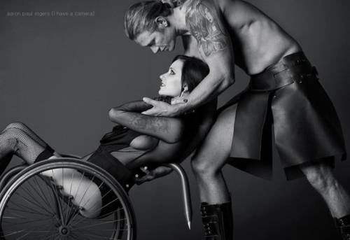 theperksofbeingdisabled:  Photoshoot by the American photographer Aaron Paul Rogers.