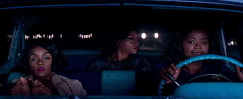cantinaband:   They let women do some things at NASA, Mr. Johnson. And it’s not because we wear skirts. It’s because we wear glasses. Have a good day. 