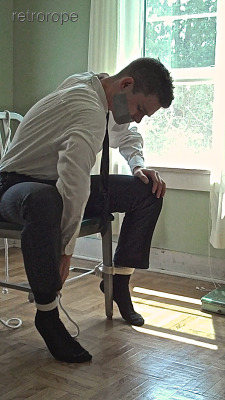 The socks should have been taken away they are usless for slaves