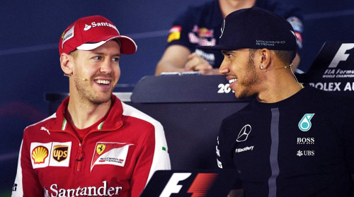 vettelewis: Lewis Hamilton &amp; Sebastian Vettel x Press Conferences