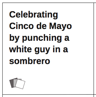 ladiesagainsthumanity:ladiesagainsthumanity:The return of a classic. Ay, dios mio! A time-honored tr