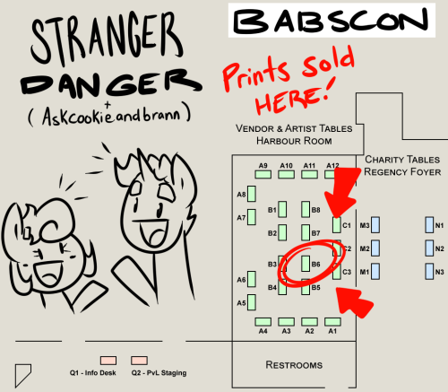 A little announcement to say that I will be at Babscon2015!Now I will technically not be attending this booth, but SurgicalArts has ever so graciously offered to sell some of my art at his booth. So while I will be roaming around on the floor, you will