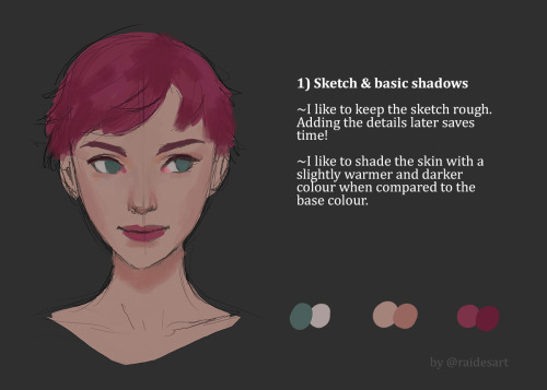 art-res:raidesart:So many of you asked for a tutorial on how I paint faces/ add a light source, so h