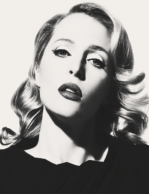  Gillian Anderson by Squiz Hamilton for Fault Magazine (posing as Barbara Stanwyck)