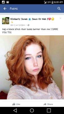 itsmadeinchynna:  trebled-negrita-princess:  biohazerd:  clarknokent:  cosmic-noir:  Omg can someone get this pasty demon please?  Drag her back to hell.   Lmao Im bout to get her long faced no lips having ass. Lookin like an albino mr.Ed.  How you look