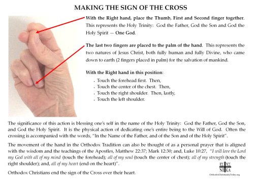 Global Christian Worship 21 Things We Do When We Make The Sign Of The Cross For All Christians