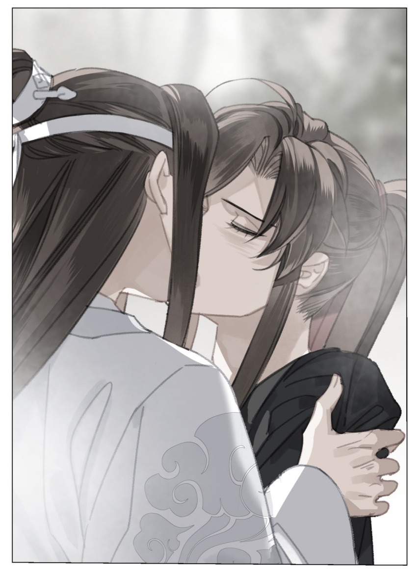 🪷 bond 🪷 on X: uncensored wangxian kiss in the manhua 😭😭😭😭    / X