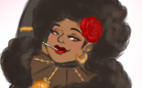 lovely-lady-lee:  “This isn’t weave honey, its all natural~” okay this is very MESSY because I couldn’t sleep last night and this doodled turned into thisso yeah I made a Bayonetta!Witchsona Think witch Leebut like more Sexy