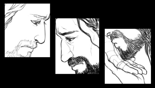 kaciart:Taken from the story underneath this pictureFili pushes himself too hard and then tries to h