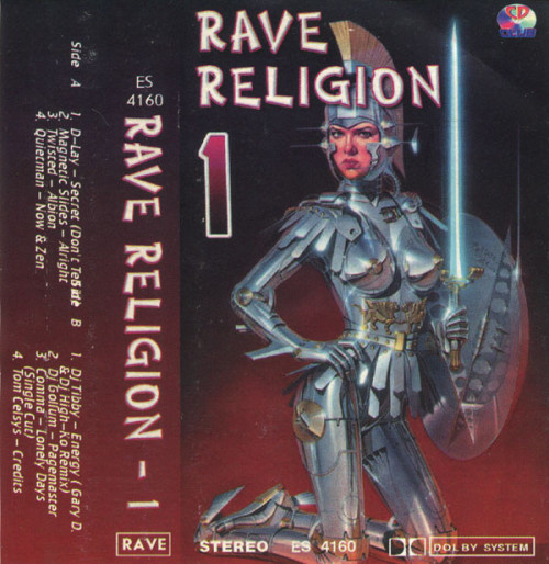 thebest90sravecovers: Various ‎– Rave Religion 1 (1997)