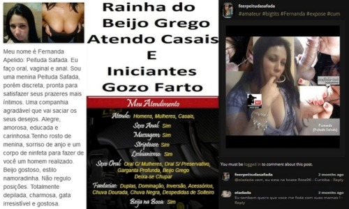 dirtyfilthyfun: Ladies and Gentlemen, I present you another viewer submission. Fernanda (Peituda Saf