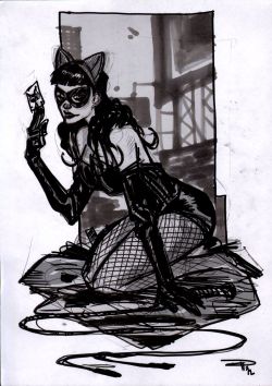 bettyfelon:  Rockabilly Catwoman, by DenisM79