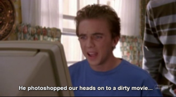 spongebobssquarepants:  dailyhangover:  Malcolm “in the middle” [x]   Happy Pride Month.