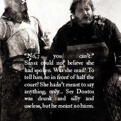 sansasnark:  Little Sansa things: ”If I am ever a queen, I’ll make them love
