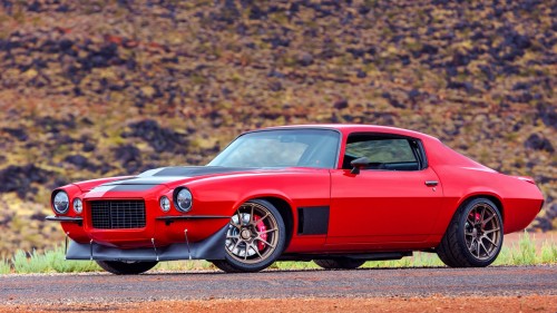 Real-world skills. Nick Relampagos not only built his amazing 1970 Chevrolet Camaro at home in his g