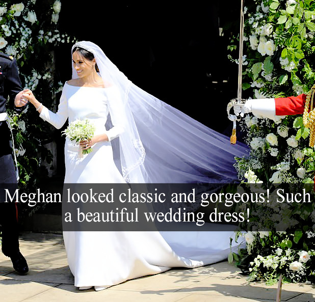 Royal-Confessions - “Meghan looked classic and gorgeous! Such a...