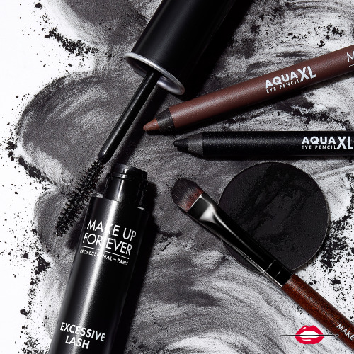 Smokey Eye perfection with the Aqua Xl Eye Pencils, Artist Shadows and our brand-new Excessive Lash 