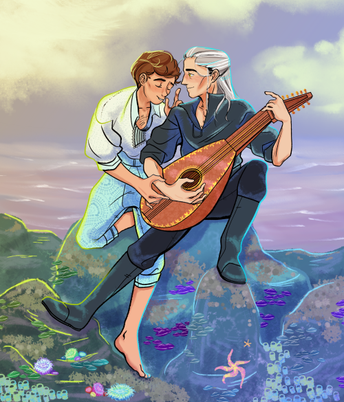 rebrandedbard: At long last, it’s the coast! I decided to color this one after all. I just lik