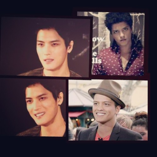 I think jaejoong and bruno mars look a like *^*