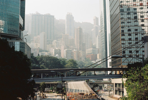 Hong Kong central — Road closed