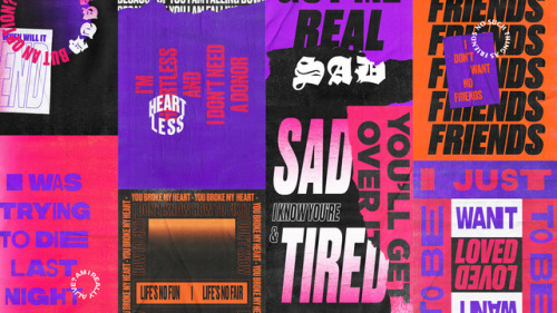 Thug Tears Poster series by Davy Denduyver.