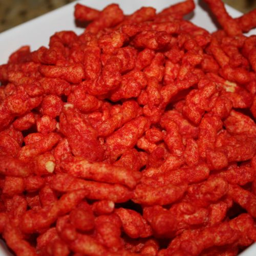 everybody-loves-to-eat:hot cheetos appreciation postthat burger though