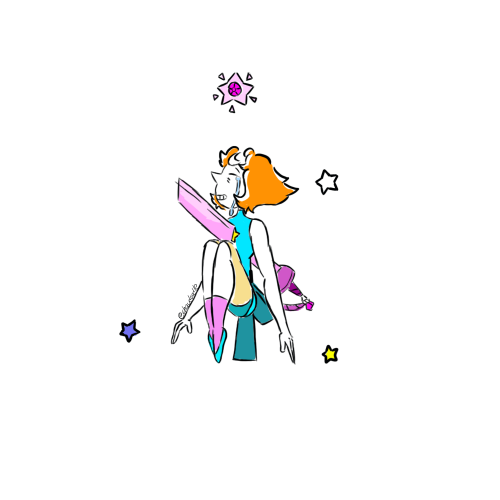 chaudoodle:  “I’m just a pearl. I’m usless on my own Tried out online drawing, how’d it go? 