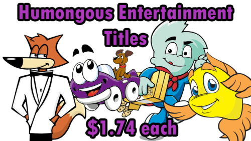 [PC] SALE - Humongous Entertainment Titles (Freddi Fish, Pajama Sam, Putt-Putt, Spy Fox) $6.99 $1.74