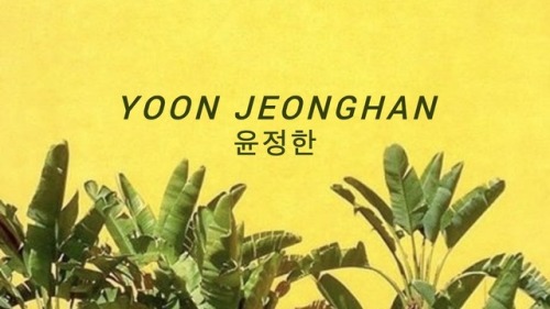 Seventeen Headers - Yoon JeonghanOther Members:Seungcheol / Jeonghan / Joshua / Jun / Hoshi / Wonwoo