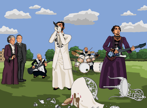 jimllpaintit: System of a Downton Abbey As requested by Paul Standing