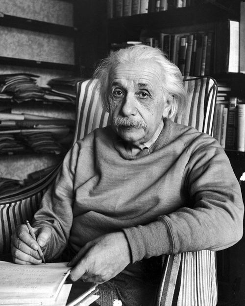 life:Happy Birthday to Albert Einstein, born today, March 14, 1879. (Alfred Eisenstaedt—The LIFE P