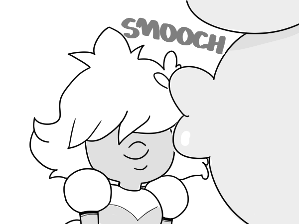 I wonder if she’s capable of perceiving the present by ignoring visions and just