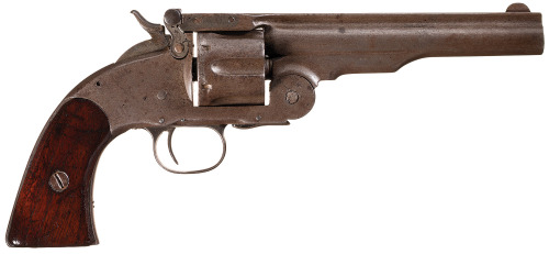 Smith and Wesson Second Model No.3 revolver belonging to Lakota Chief Spotted Elk, manufactured in 1