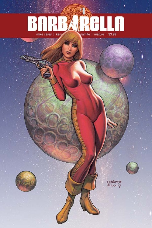 nfcomics:  Barbarella Vol1 no.1 • Cover C art by Joseph Michael Linsner