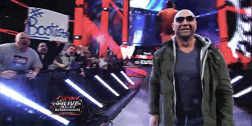 hbshizzle:  Batista and his adoring fans.