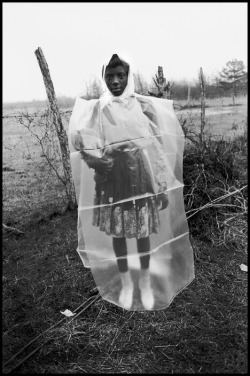 chasingsnowflakes: Bruce Davidson Young girl during the Selma March from Selma to Montgomery. USA. Alabama. 1965.