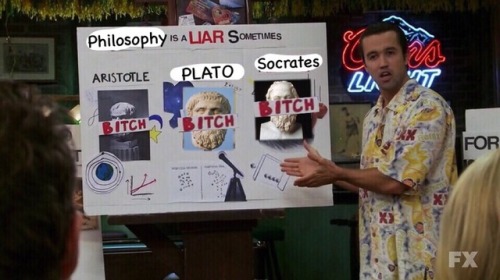 philosophyisaliarsometimes: me presenting my thesis at the end of the semester
