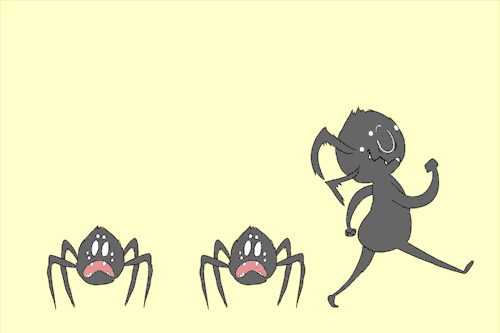 itstheblob: souperzero: spiders i love this a lot  www.youtube.com/watch?v=TyyNlxiMDB8 this 