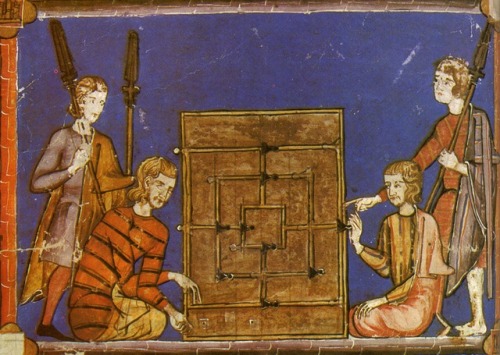 mediumaevum:The Libro de los Juegos, (“Book of games”) was commissioned by Alfonso X of Castile and 