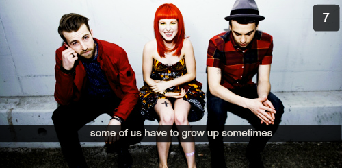 hayleywilliasm:  paramore + snapchat 