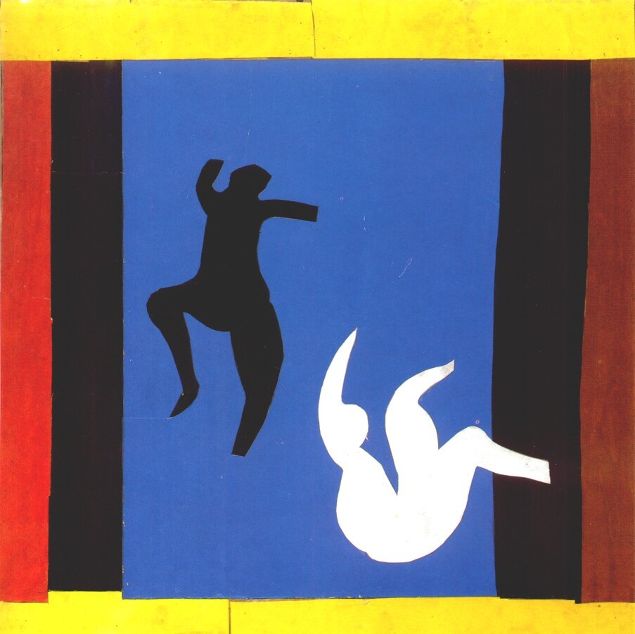 dappledwithshadow:Two Dancers, Henri Matisse1938Cut paper and gouache 