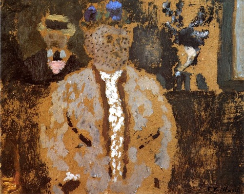 bofransson:  Woman with a Violet Edouard Vuillard - circa 1895 